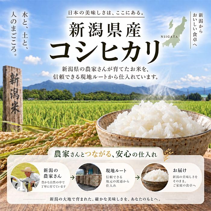 Amazon.co.jp: 【在庫限り】令和7年 新潟県産 コシヒカリ お米 白米